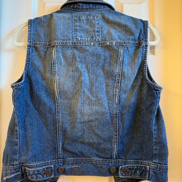 Mudd Denim Vest, Womens size M - Picture 4 of 5